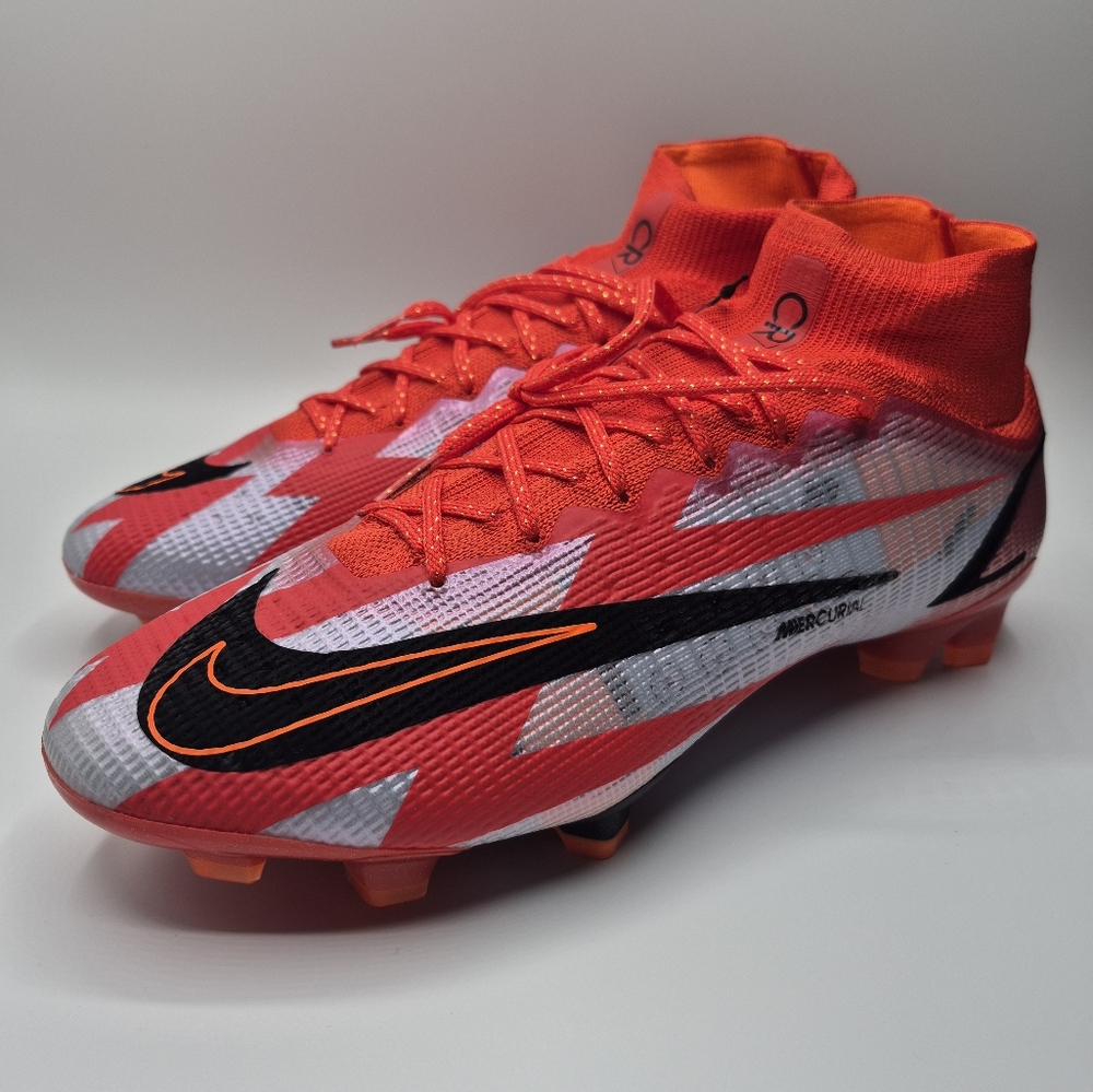 Nike Mercurial Superfly 8 Elite CR7 Fg Chile Red-Blk-Ghost Sz 10.5 DB2858-600